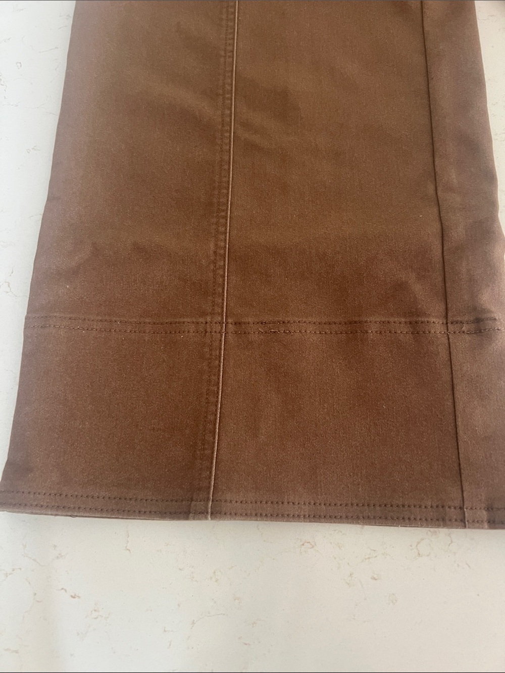JONES NY Wide-Leg Drawstring Pants in Brown. medium - Picture 5 of 8